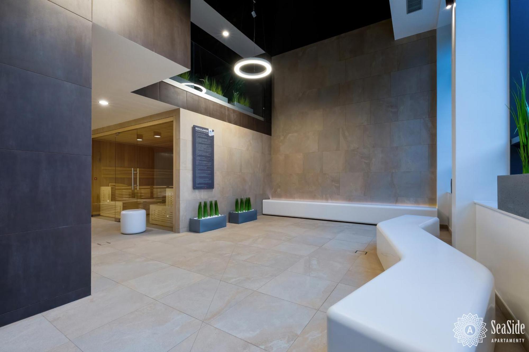 Apartament Seaside Nadmorskie Tarasy Kolobrzeg- Basen & Sauna & Jacuzzi & Fitness & Parking W Cenie Pobytu