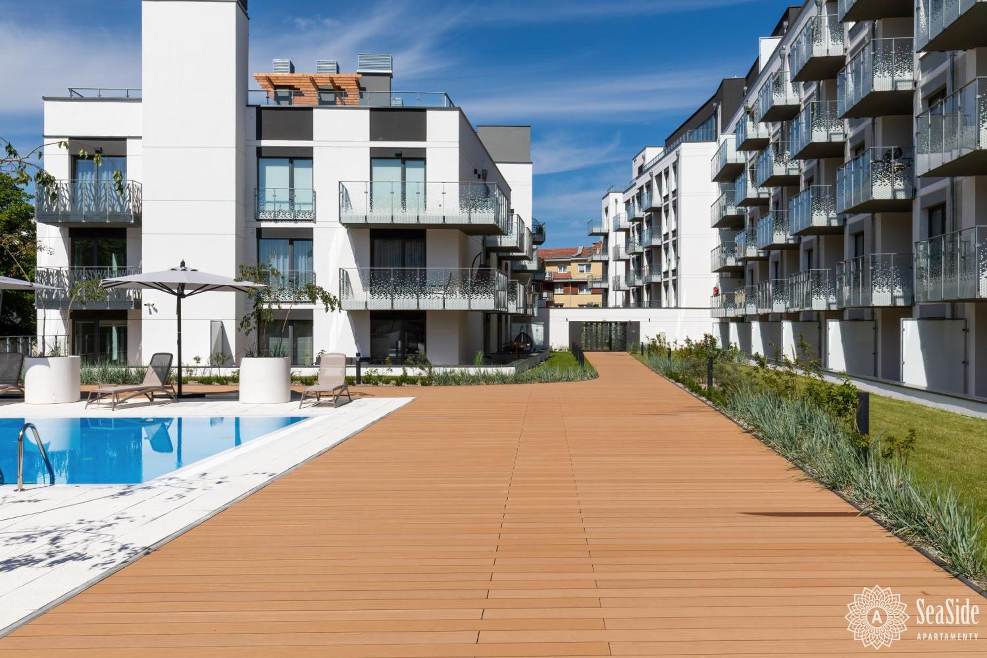 Seaside Nadmorskie Tarasy Kolobrzeg- Basen & Sauna & Jacuzzi & Fitness & Parking W Cenie Pobytu