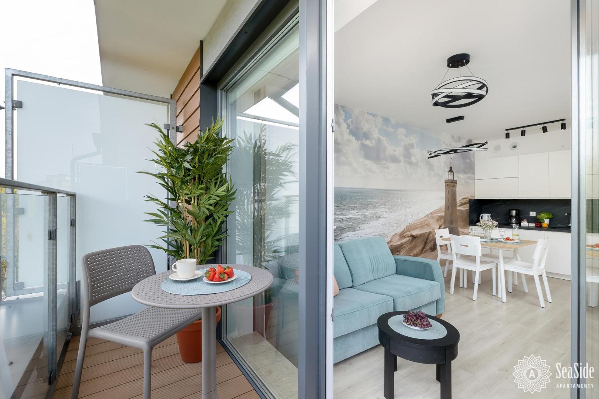 Apartament Seaside Nadmorskie Tarasy Kolobrzeg- Basen & Sauna & Jacuzzi & Fitness & Parking W Cenie Pobytu *
